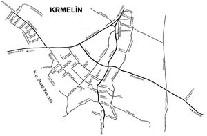 Mapa ulic v obci